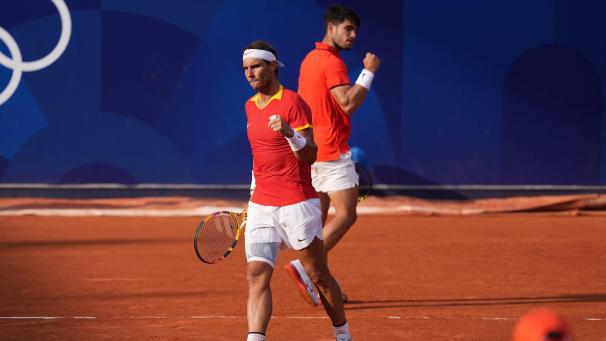 <p>Nadal und Alcaraz ziehen ins Viertelfinale ein.</p>