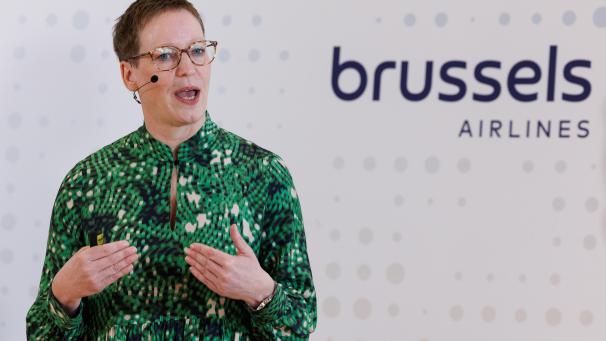 <p>Die Geschäftsführerin von Brussels Airlines, Nina Owerdieck</p>