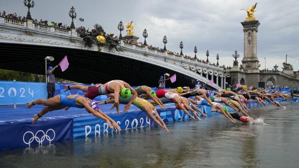 <p>Die Seine in Paris bereitet den Olympia-Machern Sorgen.</p>