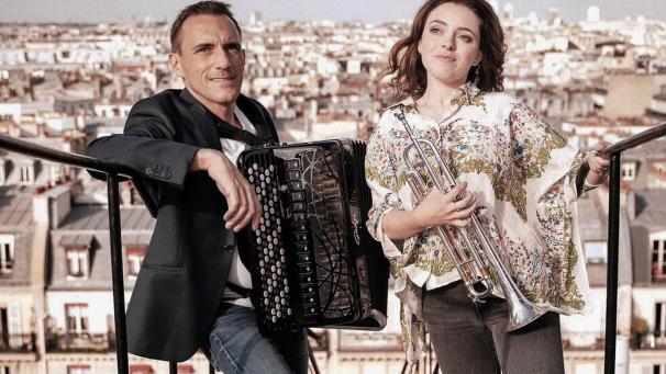 <p>Felicien Brut und die Trompeterin Lucienne Renaudin Vary bestreiten am 23. August das Auftaktkonzert des Musikfestivals „Es regnet Saiten“ in Malmedy. Lucienne Renaudin Vary ist aus Funk und Fernsehen bekannt.</p>