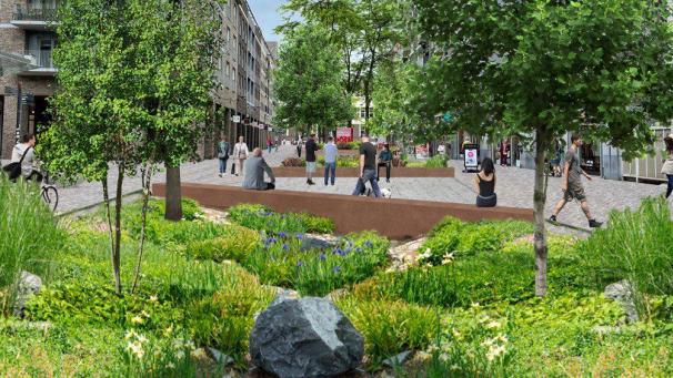 <p>So soll der Sint-Martinusplein künftig aussehen.</p>