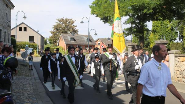 <p>Die Schützen sind fester Bestandteil der Feierlichkeiten in Walhorn.</p>