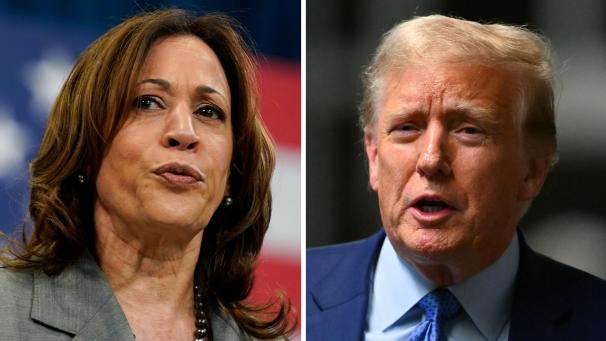 <p>Kamala Harris und Donald Trump</p>