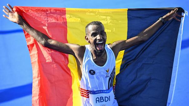 <p>Nach Bronze in Tokio sichert sich Bashir Abdi nun Silber in Paris.</p>