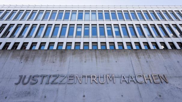 <p>Blick auf das Landgericht im Justizzentrum Aachen.</p>