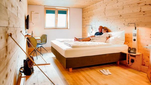 <p>Auch das Hotel Sleepwood in Eupen hat nun einen „grünen Schlüssel“.</p>