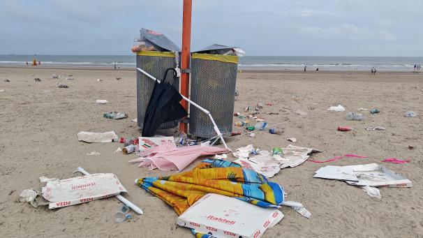 <p>Auch in Blankenberge herrscht ein Müllproblem.</p>