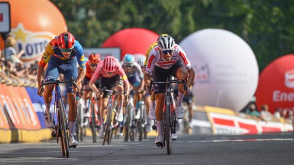 <p>Der Belgier Thibau Nys konnte die Etappe für sich entscheiden.</p>