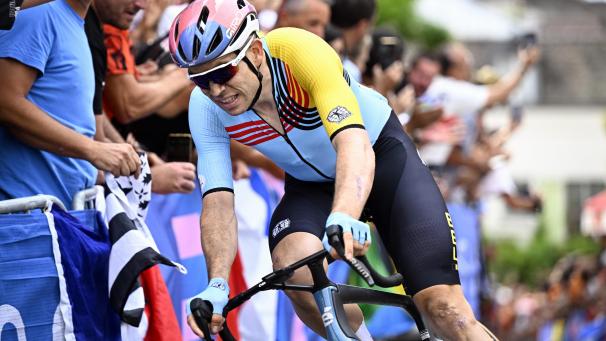 <p>Wout van Aert, Bronzemedaillengewinner von Paris im Zeitfahren, startet am Samstag bei der Vuelta a Espana.</p>