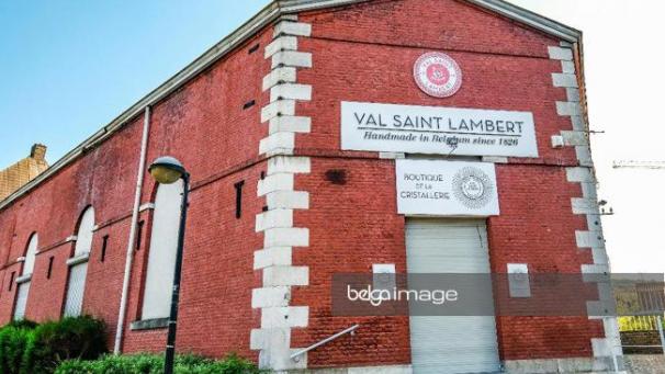 <p>Die Kristallmanufaktur „Val Saint Lambert“ in Seraing</p>