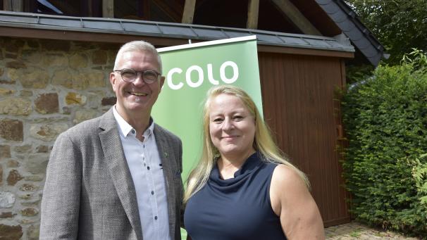 <p>Guido Deutz und Sabine Brandt bilden das Ecolo-Spitzenduo in Raeren.</p>