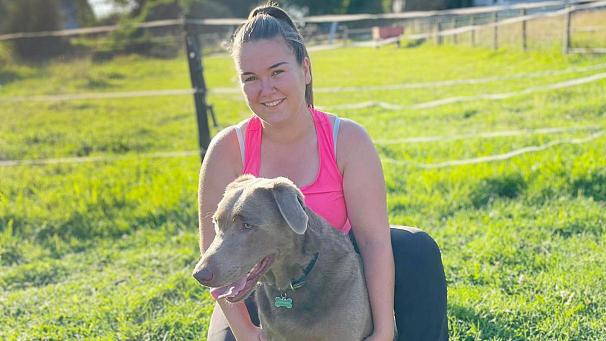 <p>Der zweijährige Labrador Nelson wird als Schulhund aber auch außerhalb der Schule eingesetzt.</p>