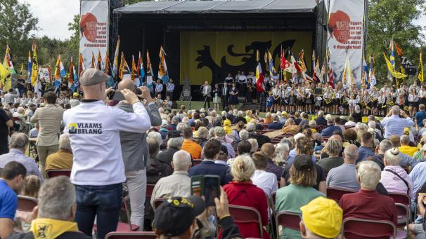<p>Die Kundgebung war gut besucht.</p>
