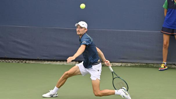 <p>David Goffin konnte sich in der zweiten Runde der US Open gegen den Franzosen Adrian Mannarino durchsetzen.</p>