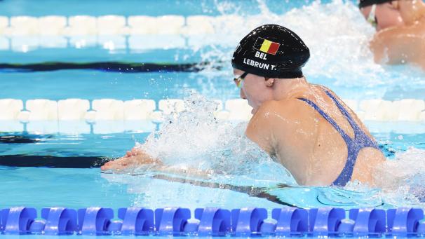 <p>Tatyana Lebrun erreicht am Freitagvormittag das Finale über 100 Meter Brust.</p>