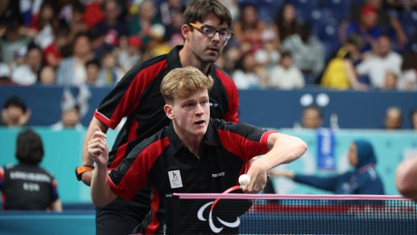 <p>Für das Duo Ledoux/Devos endet das Turnier im Viertelfinale.</p>