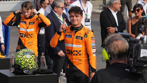 <p>Poleposition für Lando Norris aus Großbritannien vom Team McLaren. Der Großer Preis von Italien wird am Sonntag ausgetragen.</p>