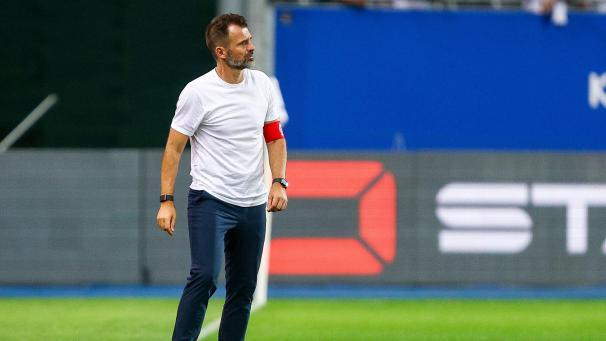 <p>Standard-Trainer Ivan Leko konnte nicht zufrieden sein.</p>