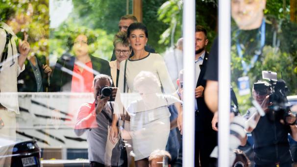 <p>Sahra Wagenknecht, Parteivorsitzende des BSW, nach den Landtagswahlen in Sachsen und Thüringen</p>