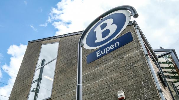 <p>Ein Blick auf den Eupener Bahnhof</p>