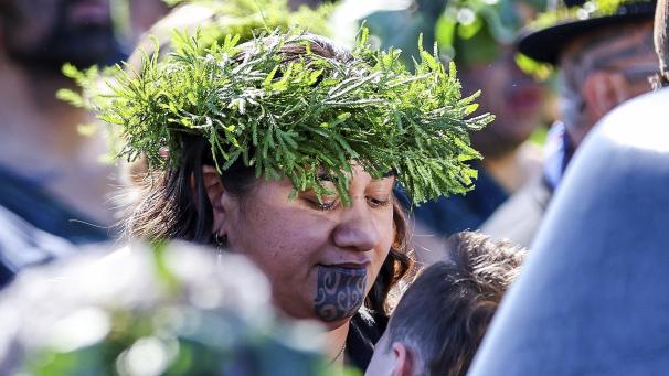 <p>Die neue Maori-Königin Nga Wai hono i te po Paki</p>