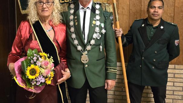 <p>Ronny Heidecke durfte sich feiern lassen.</p>