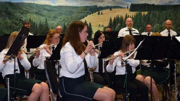 <p>Die Elsenborner Musiker präsentierten ein abwechslungsreiches Programm.</p>