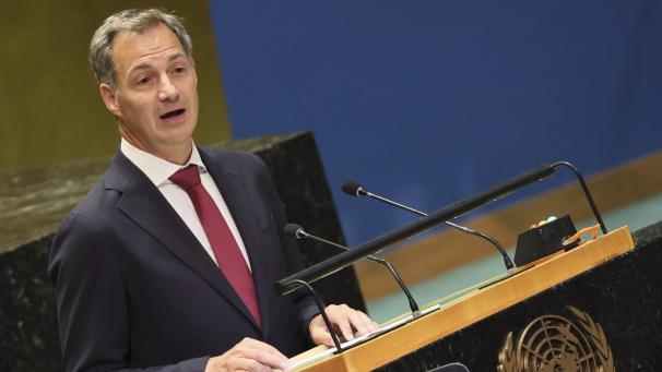<p>Premierminister Alexander De Croo in New York</p>