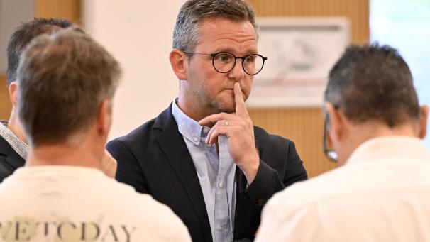 <p>Mirko Braem (M.) darf bei den anstehenden Kommunalwahlen nicht in Kelmis antreten.</p>