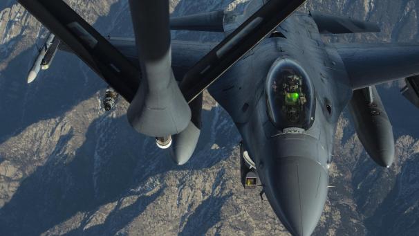 <p>Eine F-16 der US-Streitkräfte</p>