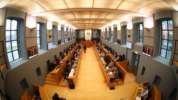 <p>Das wallonische Parlament in Namur</p>