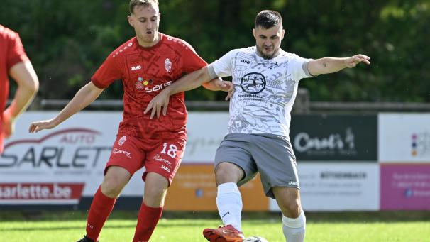 <p>Elsenborn (David Paquay, rechts) steht vor dem Heimspiel gegen die Union Walhorn.</p>