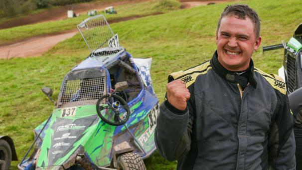 <p>Jan Keller, der Meister in der Königsklasse Cross Car.</p>