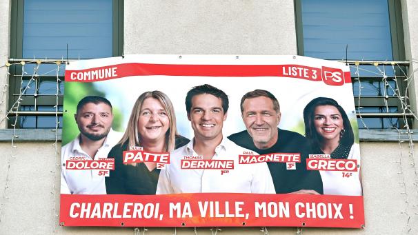 <p>Für die PS-Liste in Charleroi, mit dem scheidenden Staatssekretär Thomas Dermine als Spitzenkandidat und dem scheidenden Bürgermeister Paul Magnette auf Platz drei, steht viel auf dem Spiel.</p>