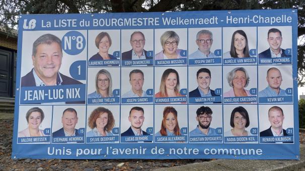 <p>Die Liste LB von Bürgermeister Jean-Luc Nix hat die Wahlen in der Gemeinde Welkenraedt gewonnen.</p>