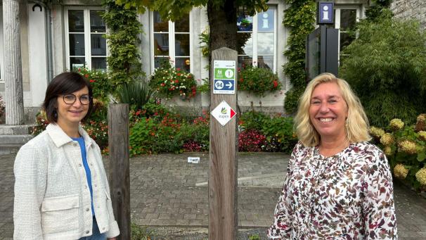 <p>Steffi Mengels (links) und Marion Decker vom Rat für Stadtmarketing.</p>