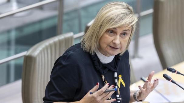 <p>Die flämische Innenministerin Hilde Crevits</p>