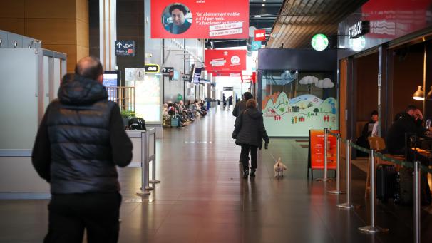 <p>Streik am Flughafen Charleroi</p>