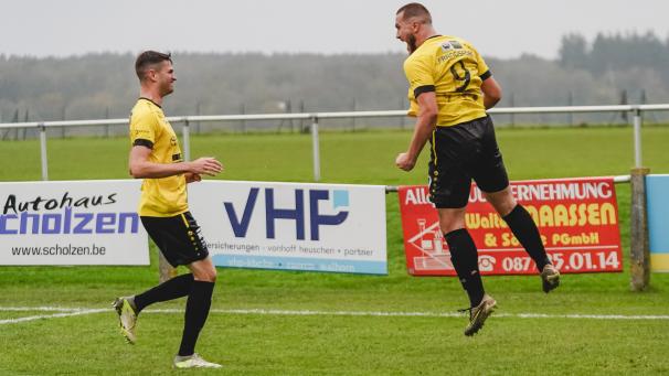 <p>Ercan Ganiji brachte Raeren-Eynatten im Premierenderby gegen die Eupener U23 in Front.</p>