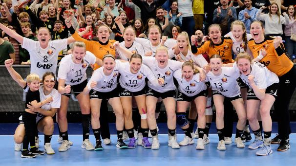 <p>In Hasselt bejubelten die Handballerinnen ihren Sieg gegen Bosnien und Herzegowina.</p>