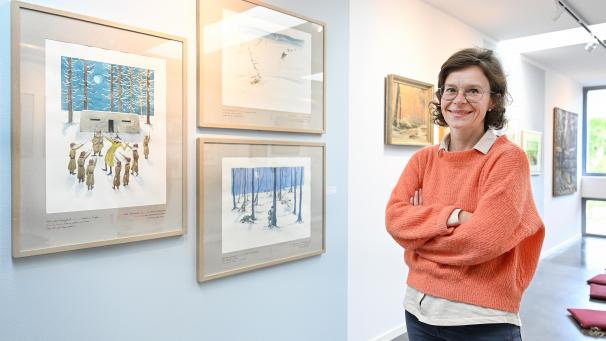 <p>Eupens Museumsdirektorin Catherine Weisshaupt will die unterschiedlichen Perspektiven auf das Thema Winter sichtbar machen, die (überwiegend) regionale Künstler geschaffen haben.</p>