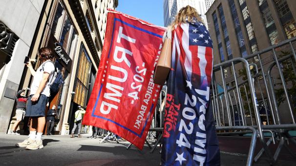<p>Trump-Fans in New York</p>