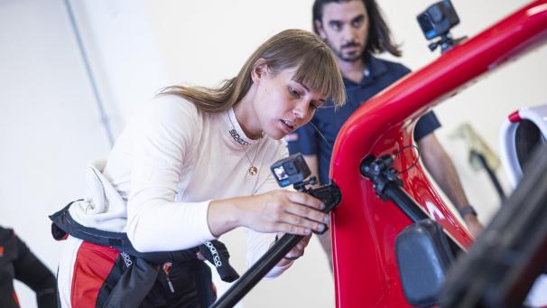 <p>Nathalie Neumann hat sich ehrgeizige Ziele gesetzt.</p>