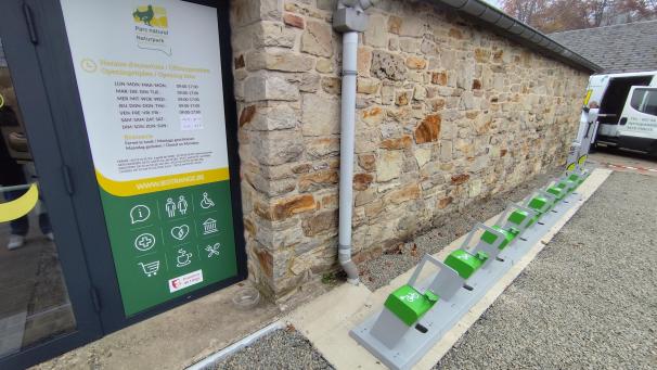 <p>Am Naturparkzentrum stehen neue Fahrradparkplätze zur Verfügung.</p>