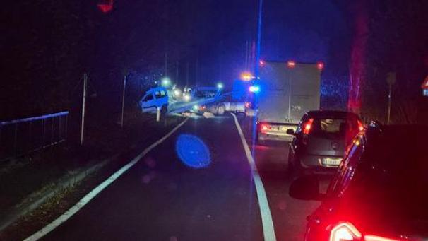 <p>Der Unfall ereignete sich in Surister auf Höhe von Royompré.</p>