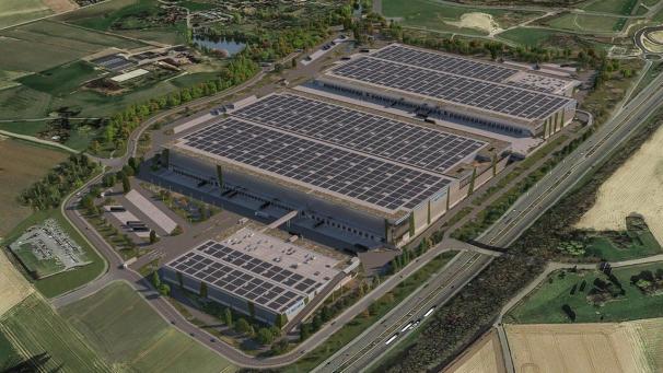 <p>So soll das neue Vertriebszentrum von Skechers in Lüttich aussehen.</p>