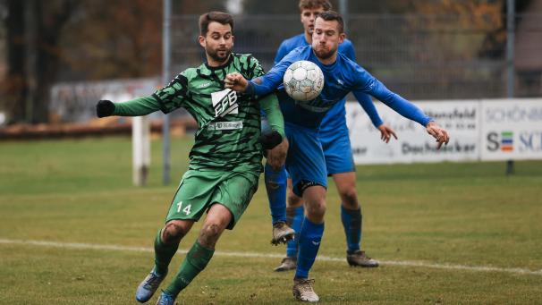 <p>Guillaume Pirlet (links, im Spiel gegen Eupen B) und Manuel Jouck übernehmen Büllingen als Duo.</p>