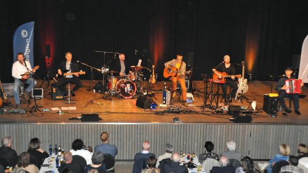 <p>Marcel Adam und seine Band konnten die Gäste begeistern.</p>