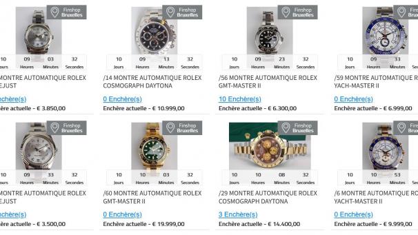 <p>Unter anderem stehen diese Rolexuhren zum Verkauf.</p>