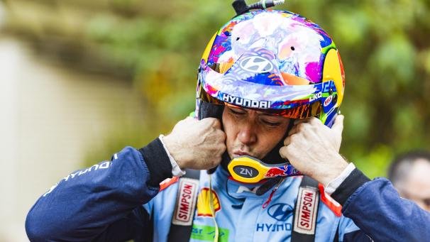 <p>Thierry Neuville steckt beim WRC-Saisonfinale in Japan tief in der Krise.</p>